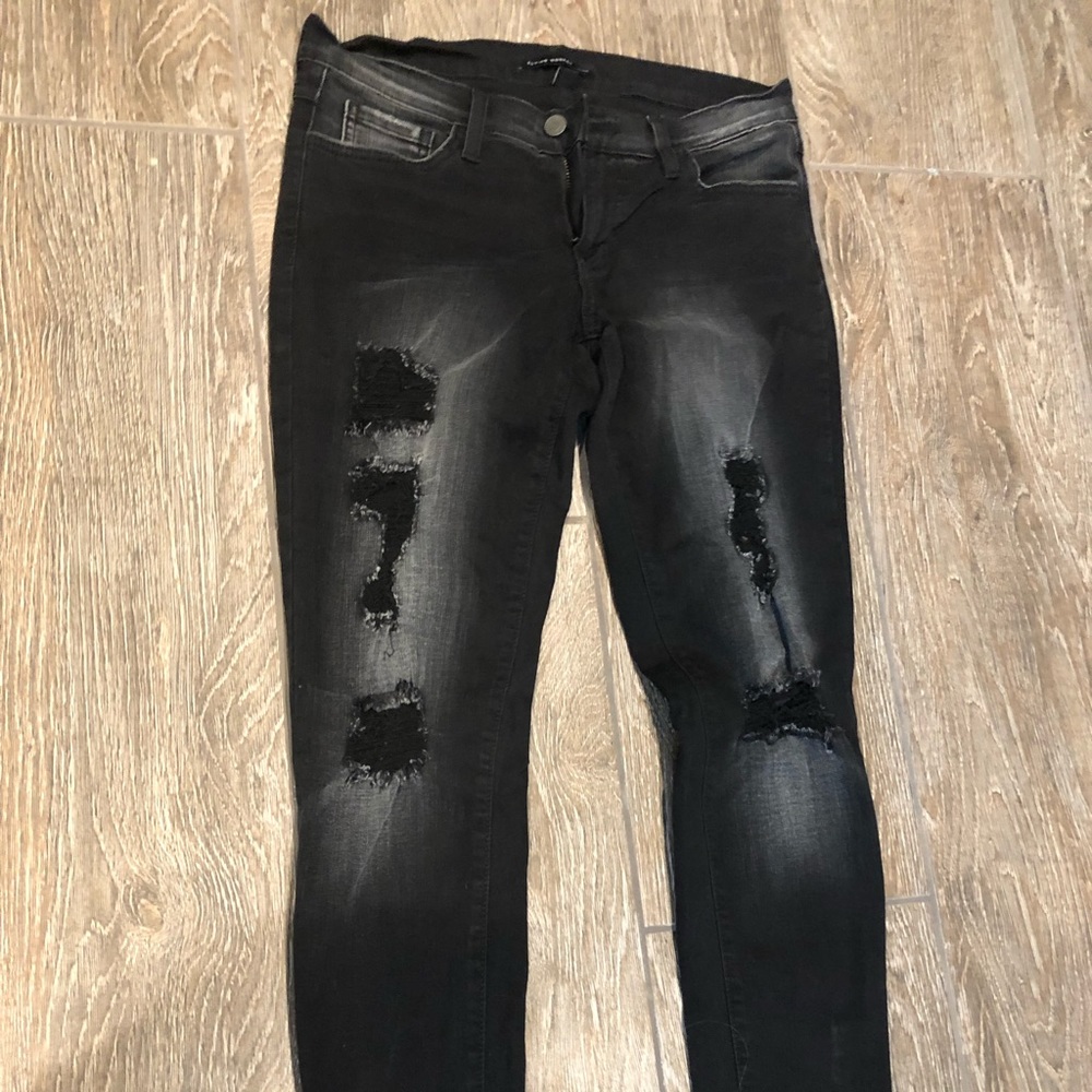 Flying Monkey Black Distressed Jeans